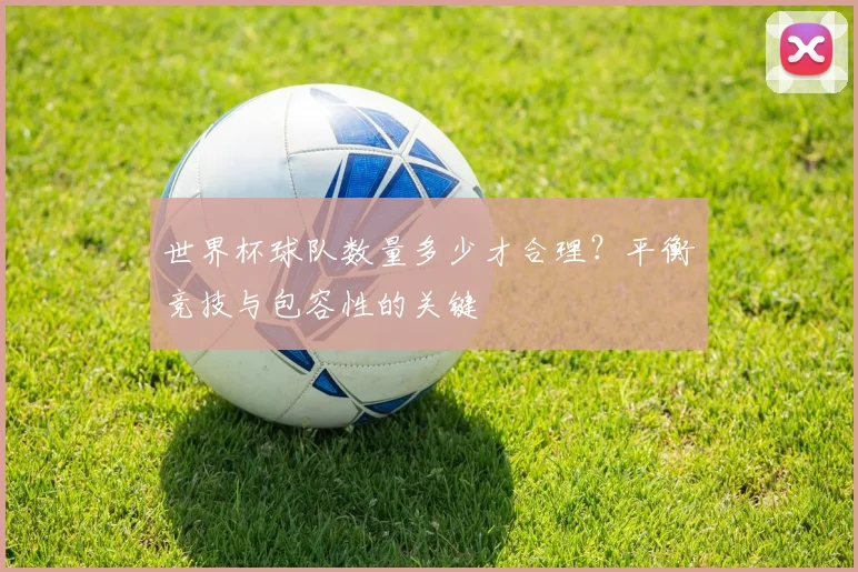 世界杯球队数量多少才合理？平衡竞技与包容性的关键
